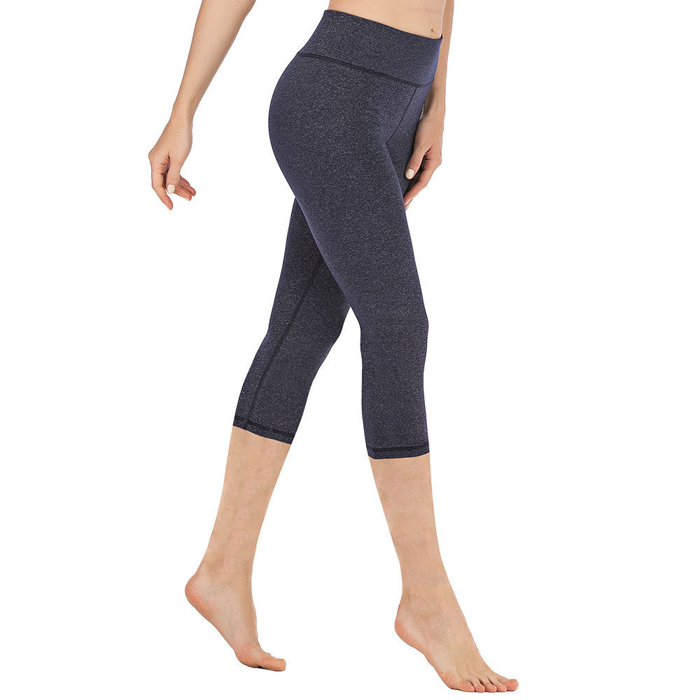 High Waist Slimming Yoga Cropped Pants