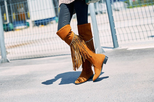 New Autumn And Winter Women's Shoes With Chain Metal Decoration