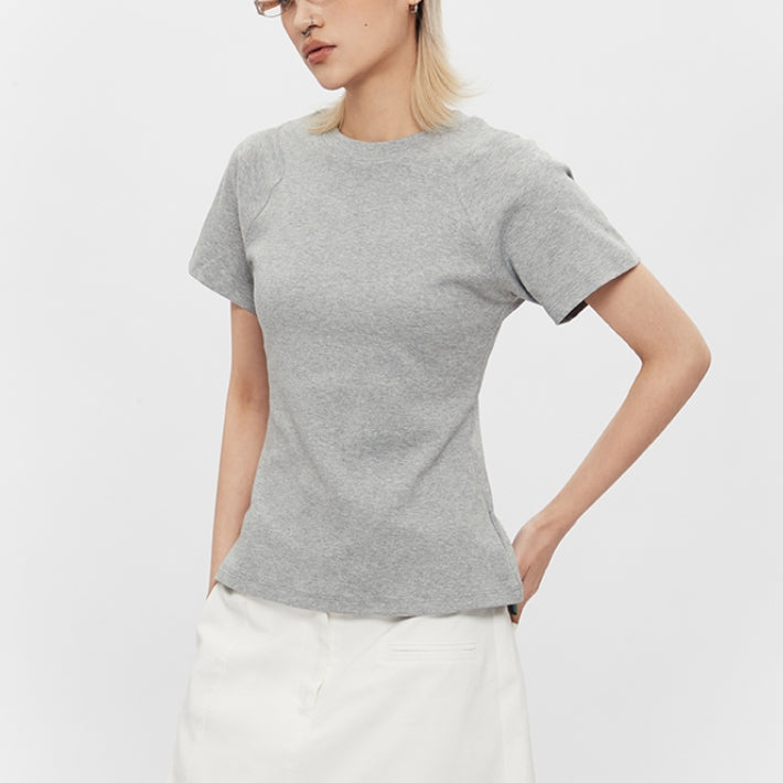 Summer Solid Color Small New Short Sleeve