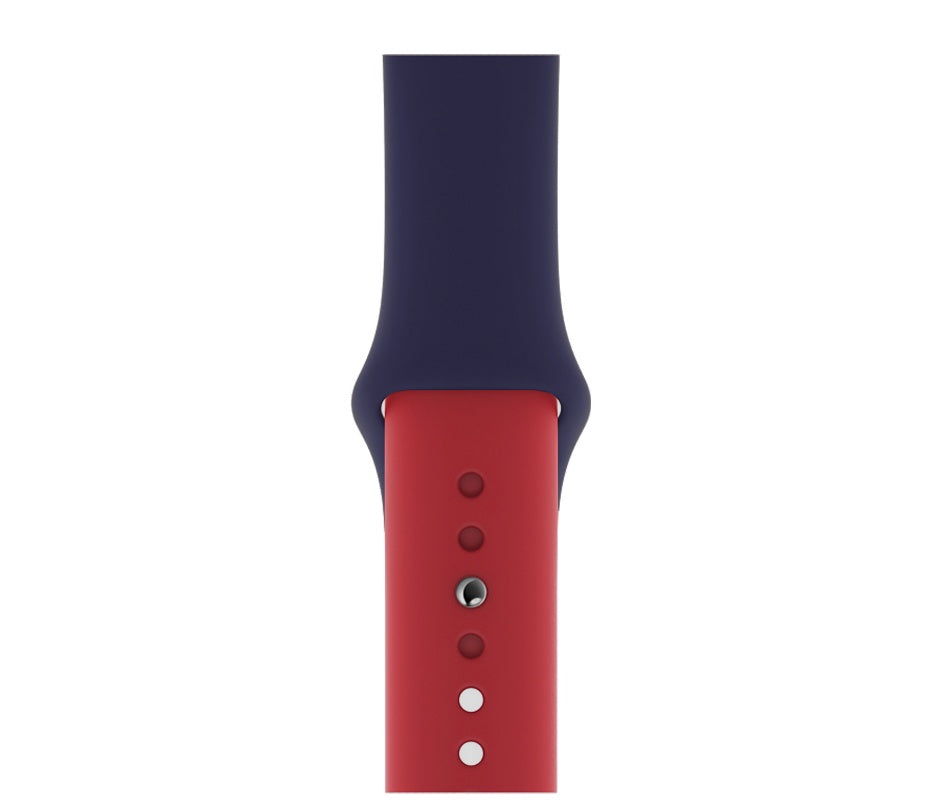 Monochrome mix and match silicone strap