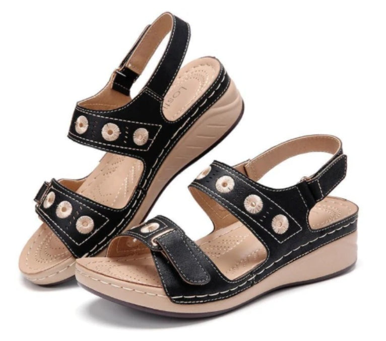 New Style Large Size Fashion Platform Wedge Heel Casual Women's Shoes