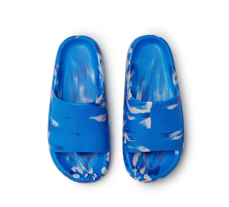 Thick Soles And Slippers For Women's Splashed Ink To Enhance Fashion