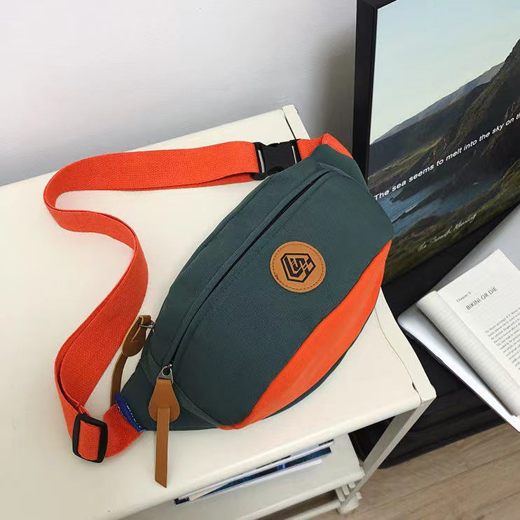 Crossbody All-matching En Skulder Sport Taljetaske Til Kvinder
