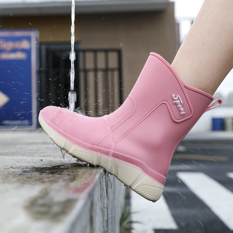 Rain Boots Ladies Kitchen Anti-slip