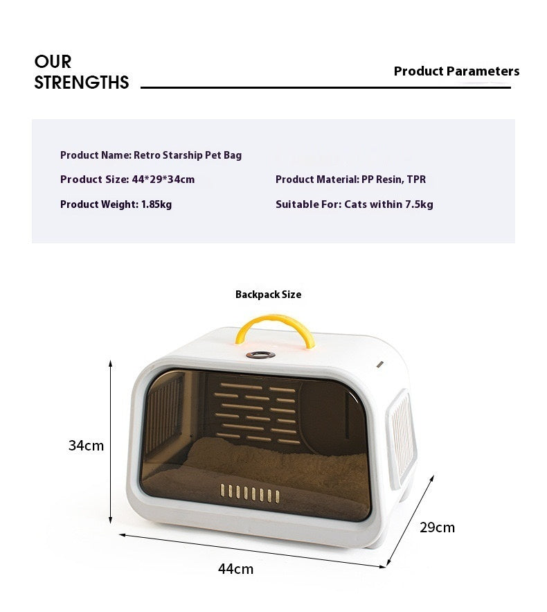 Portable Outing Space Capsule Pet Box