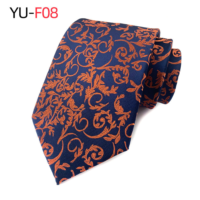New Hot Sell Paisley Polyester Jacquard Men's Tie