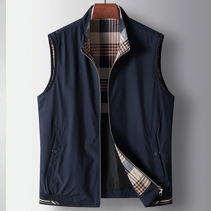 Luxury Fashion Sleeveless Waistcoat Vest Casual Vest