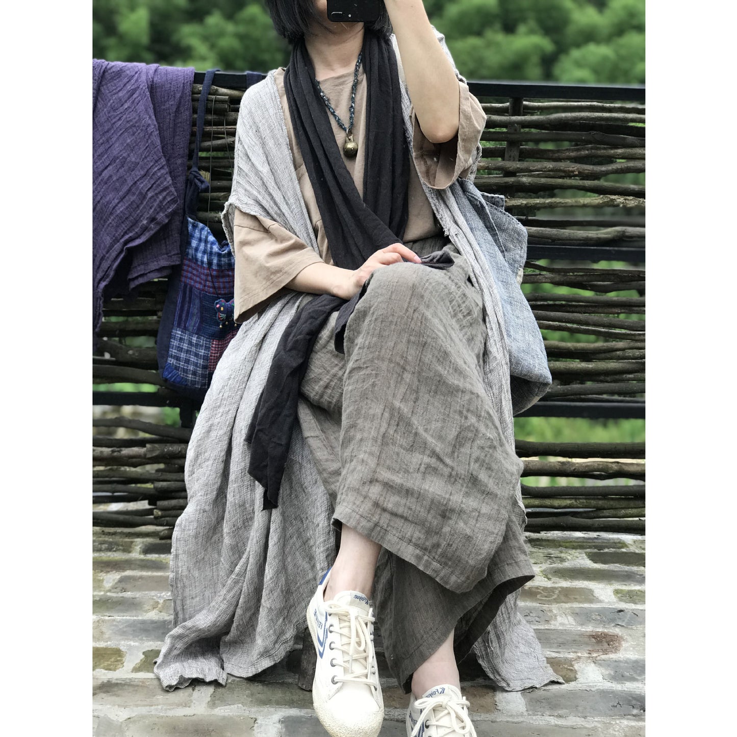 Women's Linen Simple Loose Casual Pants