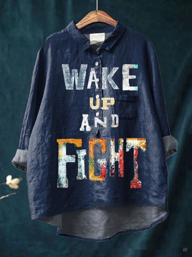 Loose Print Crew Neck Casual Plus Size Women's T-shirt