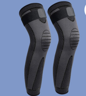 Non-slip, Breathable Nylon Sports Long Leggings And Knee Pads