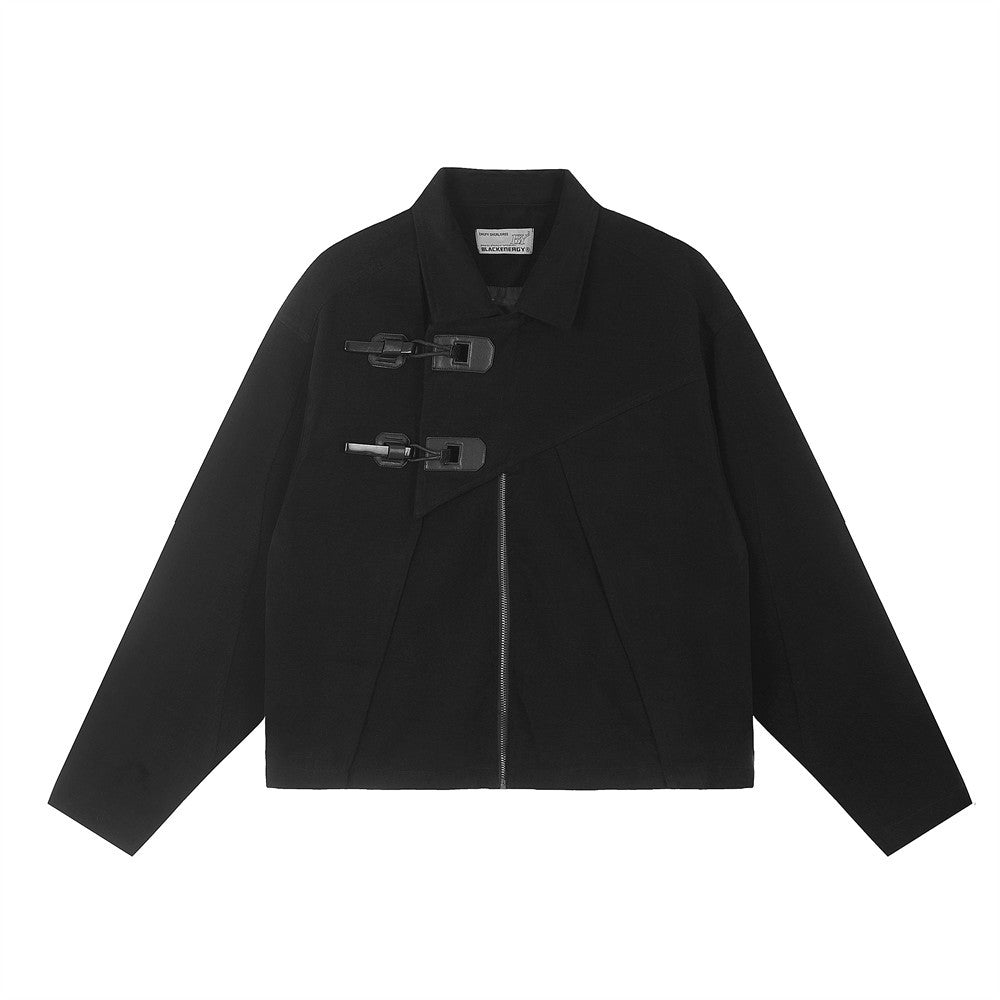Men's Design Irregular Button Loose Jacket