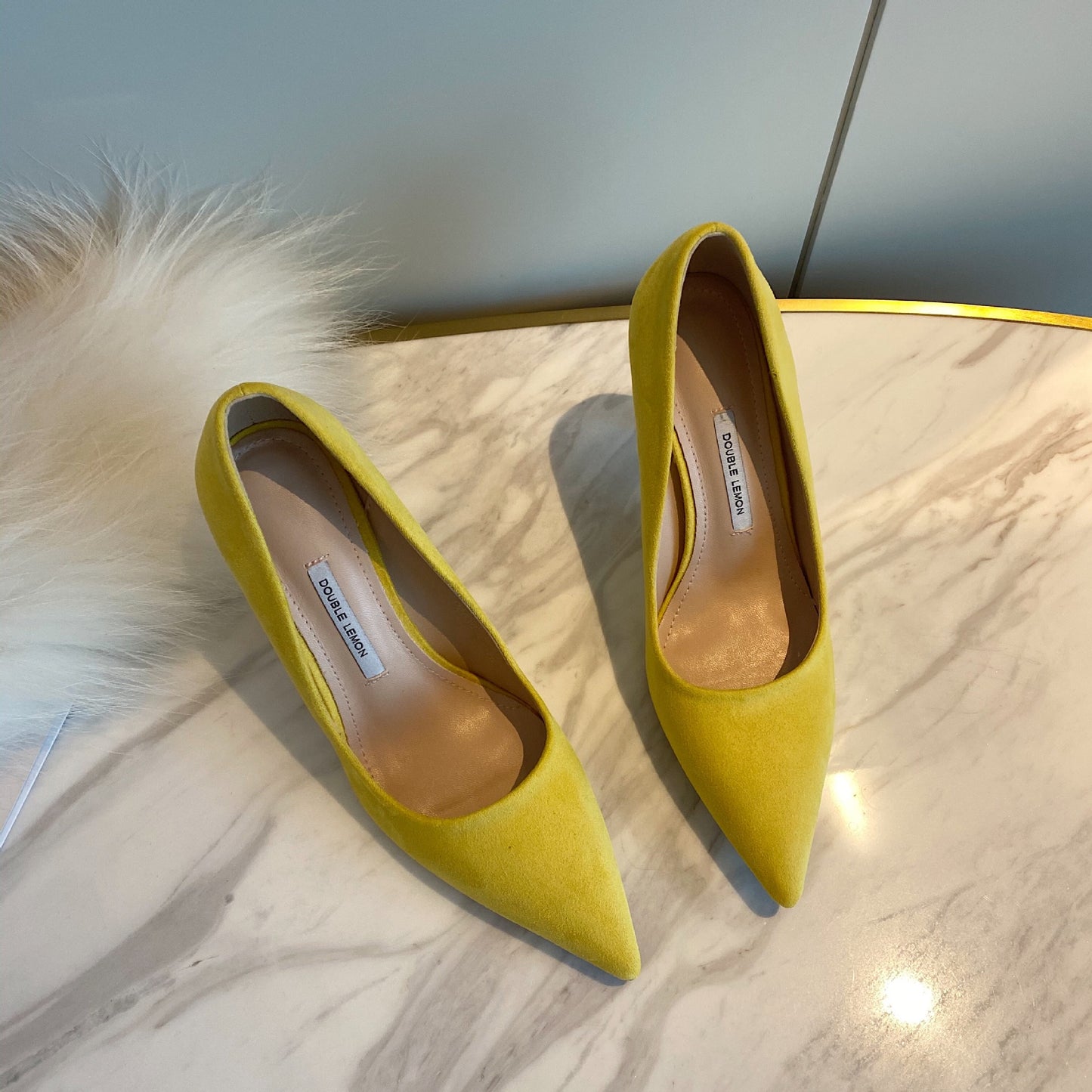 Simple Temperament OL Commuter Shallow Stiletto Heel Shoes Women's Shoes