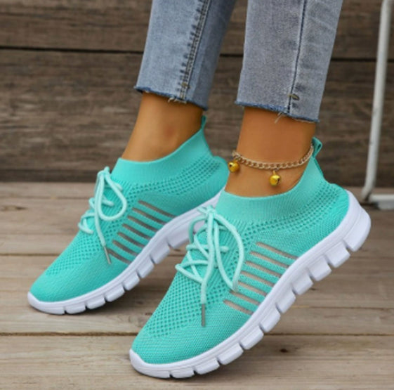 Flying Woven Mesh Women's Shoes Breathable Sneakers
