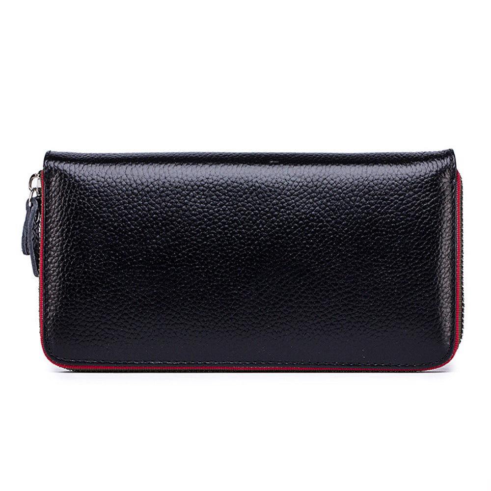 Leather casual wallet