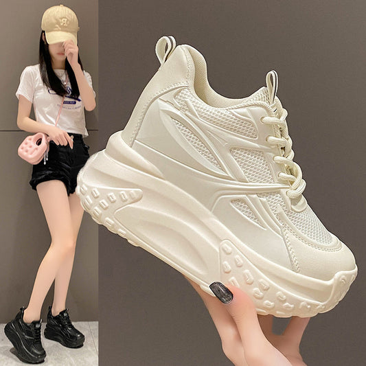 Sommer nye mode chunky sneakers til kvinder platform fritidssko