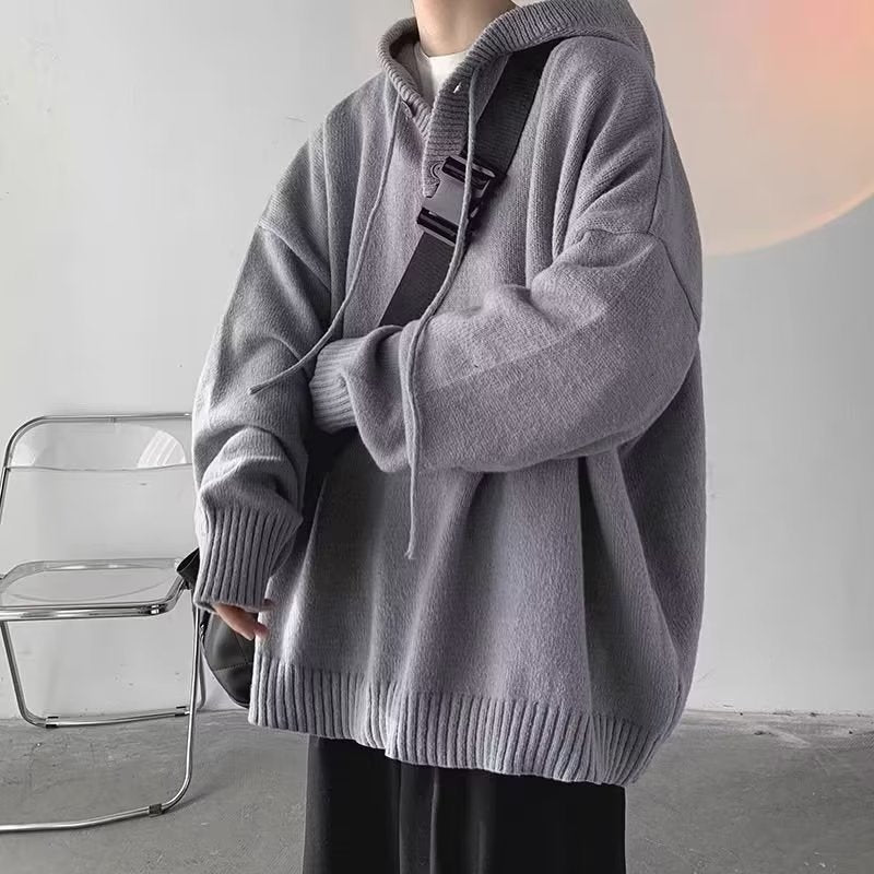 Japansk-inspireret Retro Afslappet og Løs Preppy-stil Sweatshirtjakke