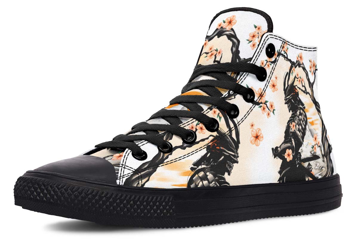 Men's And Women's Fashion Color Printing High-top Canvas Shoes