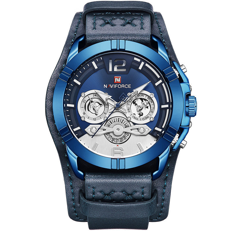 Waterproof sports quartz watch