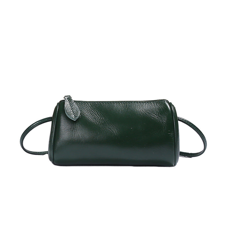 Fashionable And Exquisite First Layer Small Cowhide Crossbody Bag Women