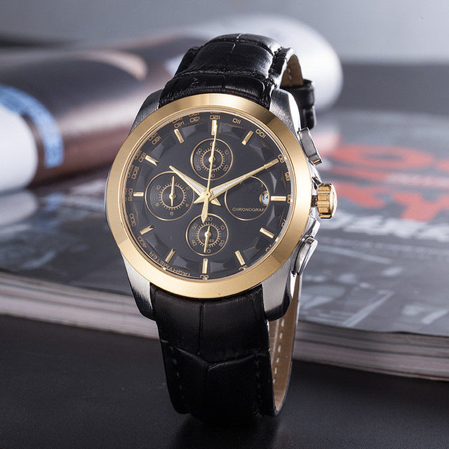 movement seconds watch 6-hand