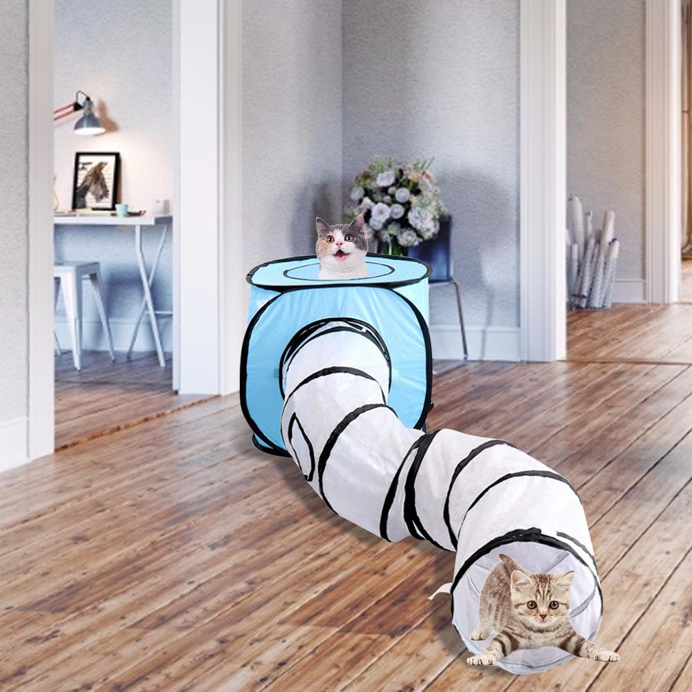 Tent S-Shaped Cat Foldable Playing Tunnel Toy