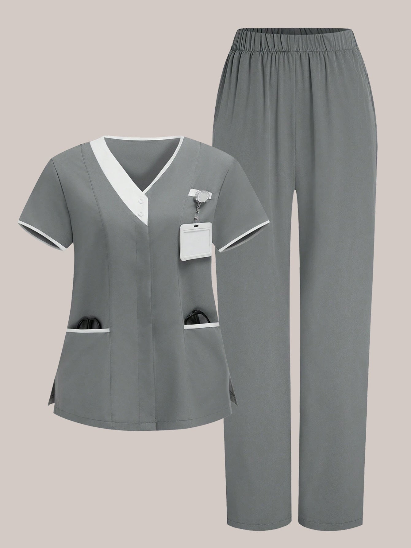 New Womens Clothing Short Sleeve Sets Medical Scrubs And Workwear