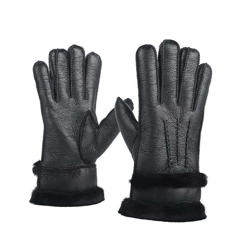 Non-slip And Velvet Thickened Outdoor Cycling Warm Gloves