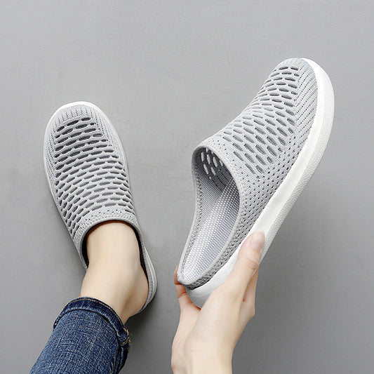 Flade lukkede slip-on-loafers til kvinder