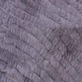Rabbit Fur Woven Fur Triangle Shawl