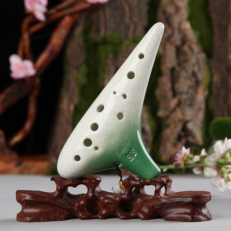 12-hole treble F-gradient ocarina