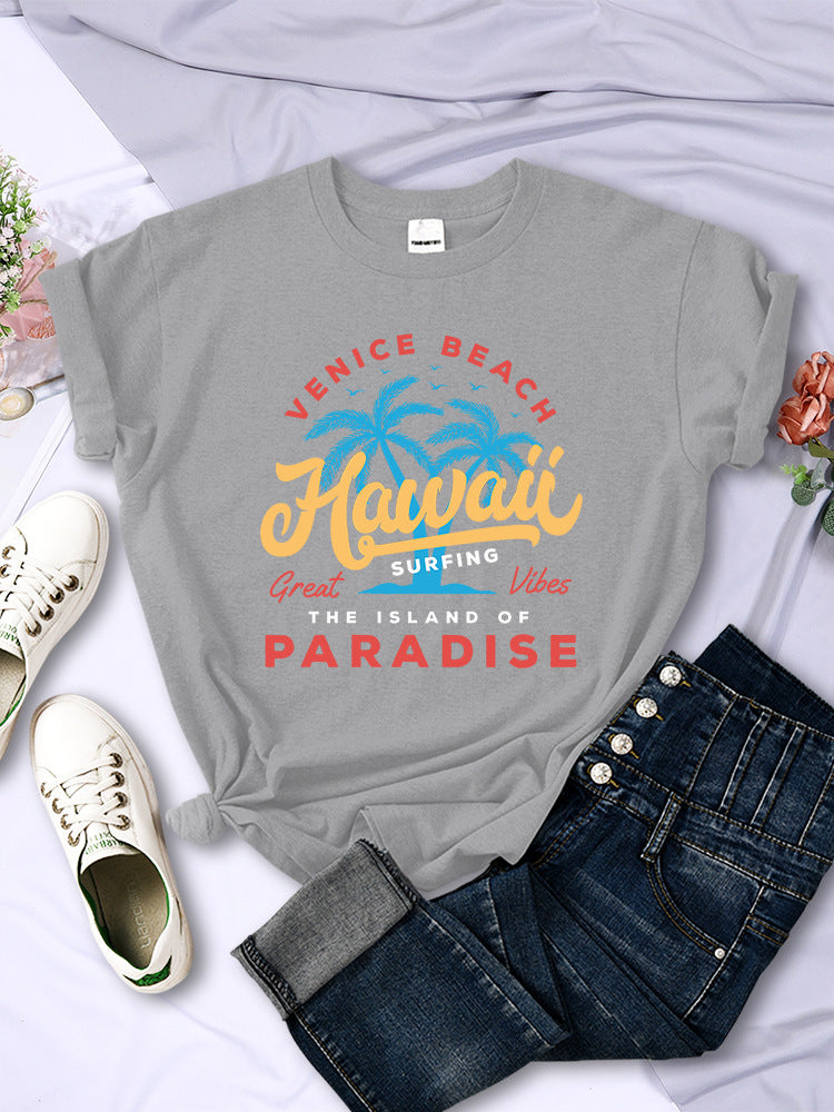 New Surfing Venice Beach Female T-shirt