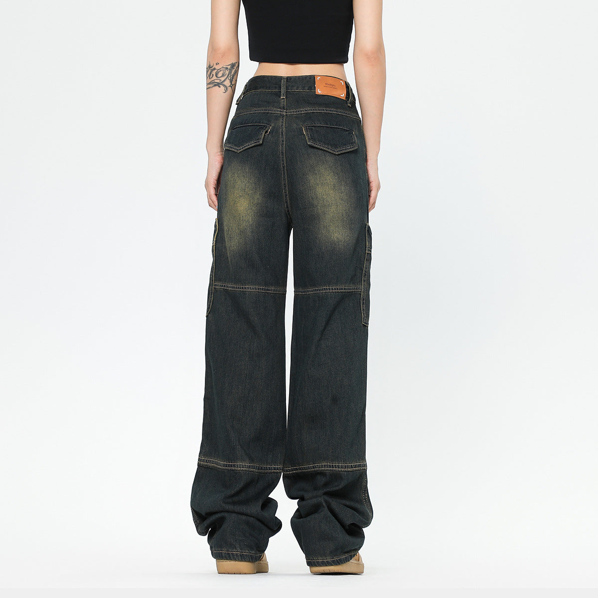 Fashion Brand Wide Leg Jeans