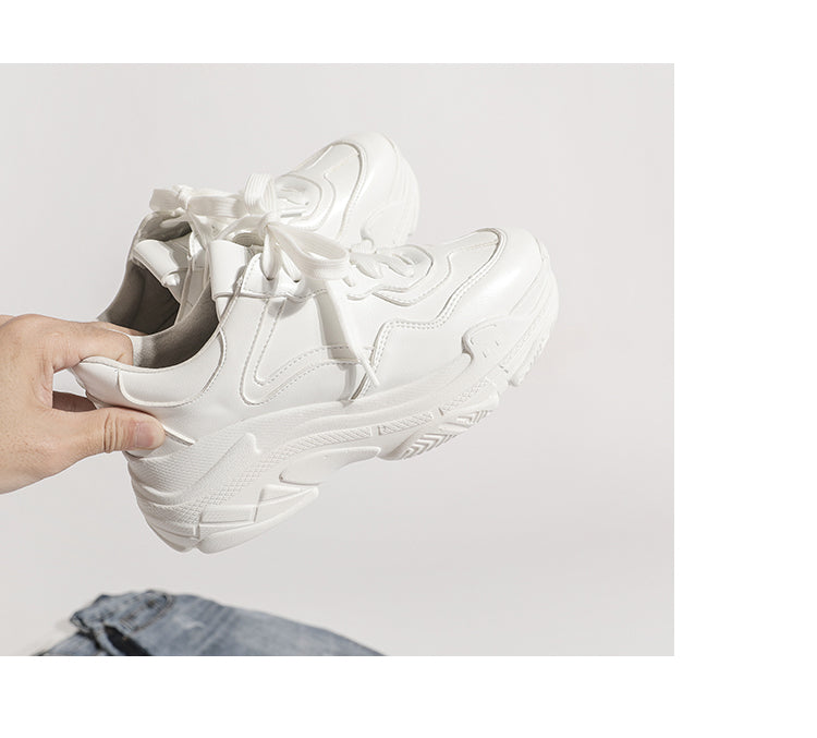 New super fire mesh breathable ins small white shoes