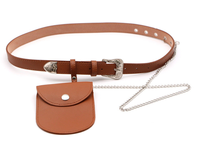 Vintage carved lady leash