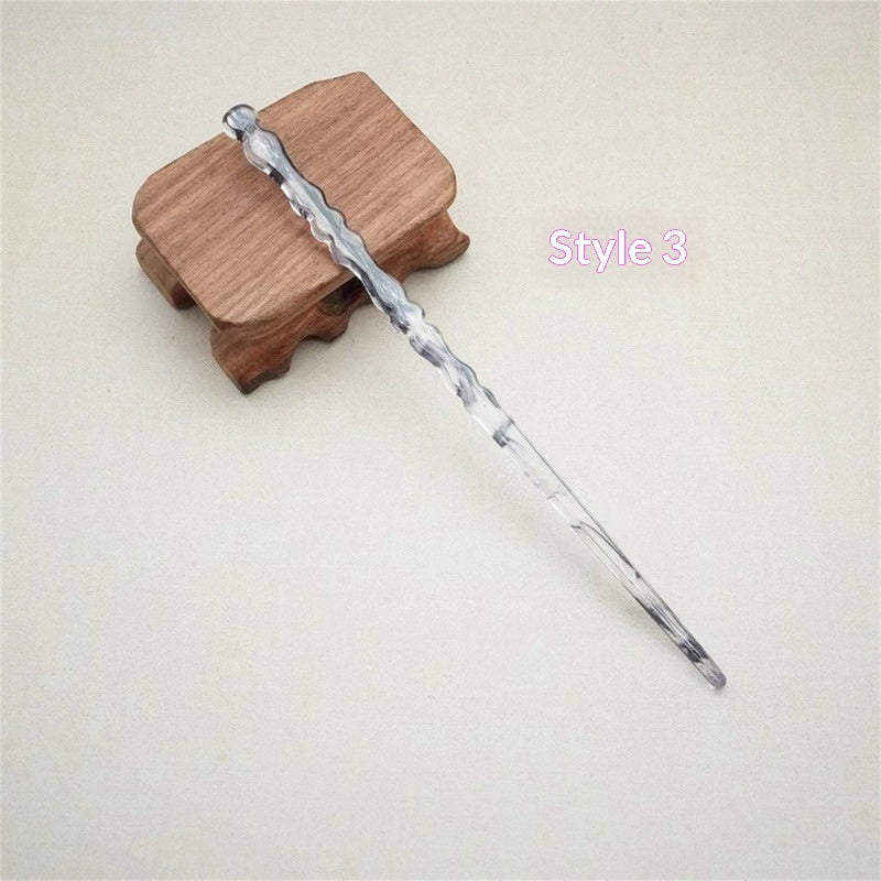 Elegant Chinese-style Hairpin In Traditional Chinese Ink-wash Style