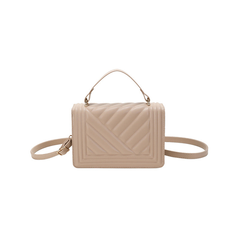 Simple Messenger Bag Casual Indentation Western Style Portable Women