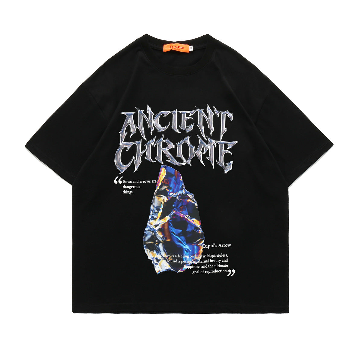 Loose Fitting Short Sleeve Pullover Crew Neck Youth T-shirt