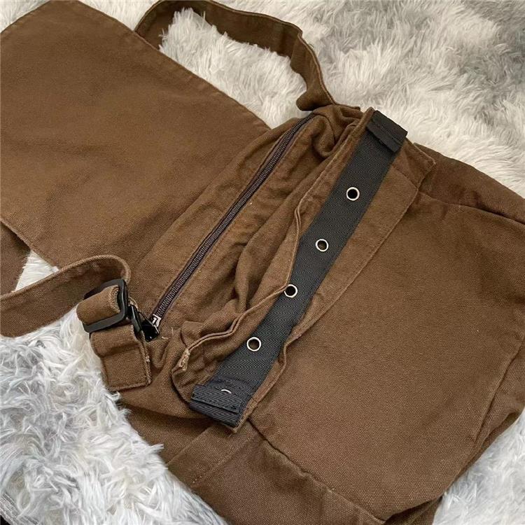 Autumn Vintage American Patch Distressed XINGX Crossbody Bag