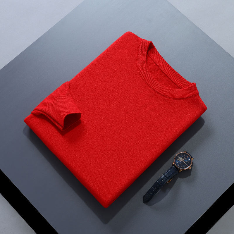 Men's Fashionable Crew-Neck Casual Loose Sweater