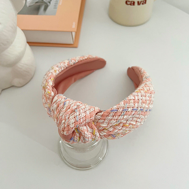 Fashion Retro Korean Type Classic Style Woolen Knotted Headband