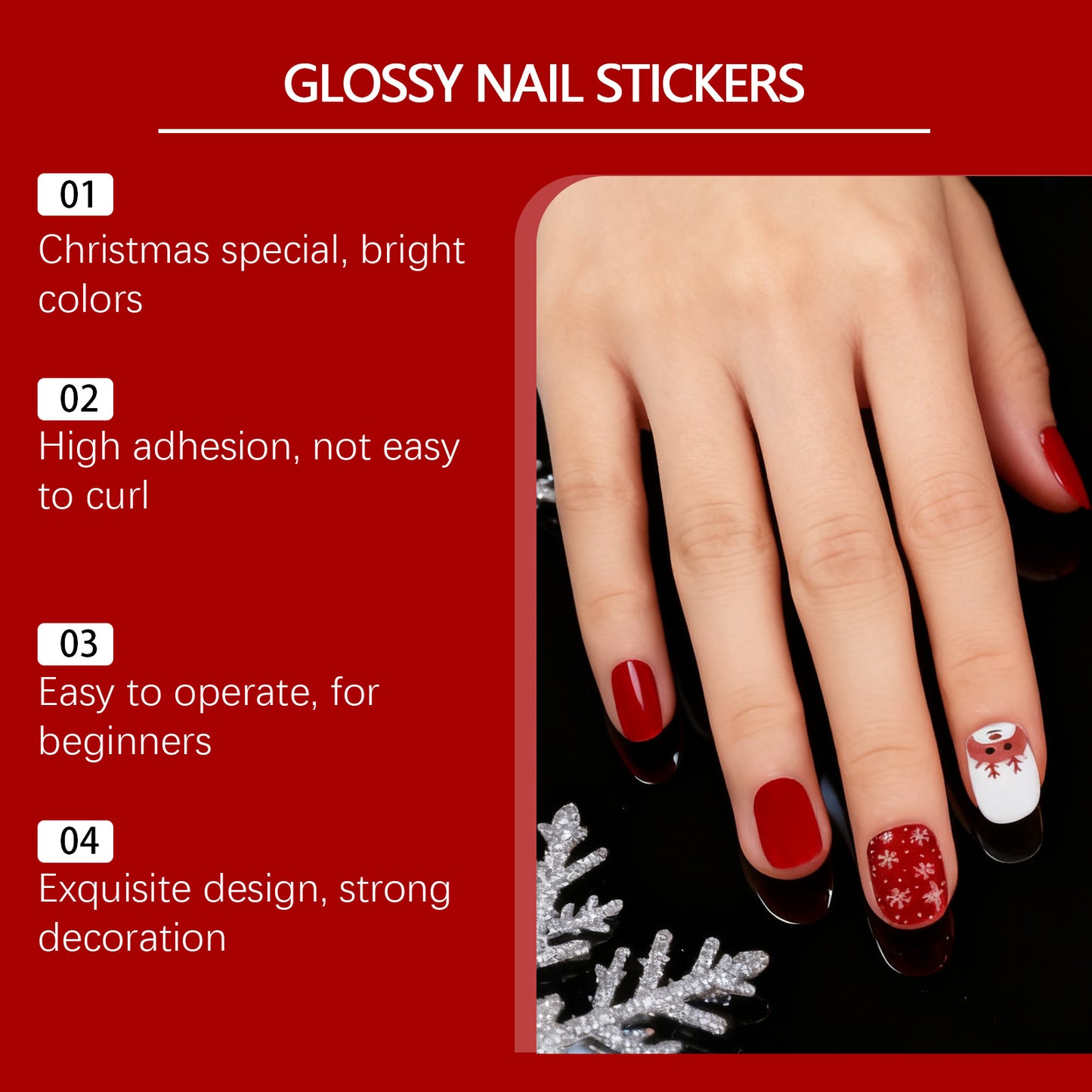 Soft Gel Nail Sticker Set