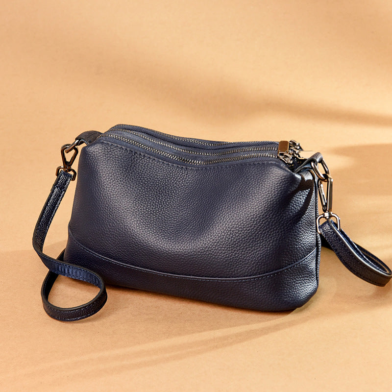 Fashion Full Head Layer Cowhide Ladies One-shoulder Messenger Bag