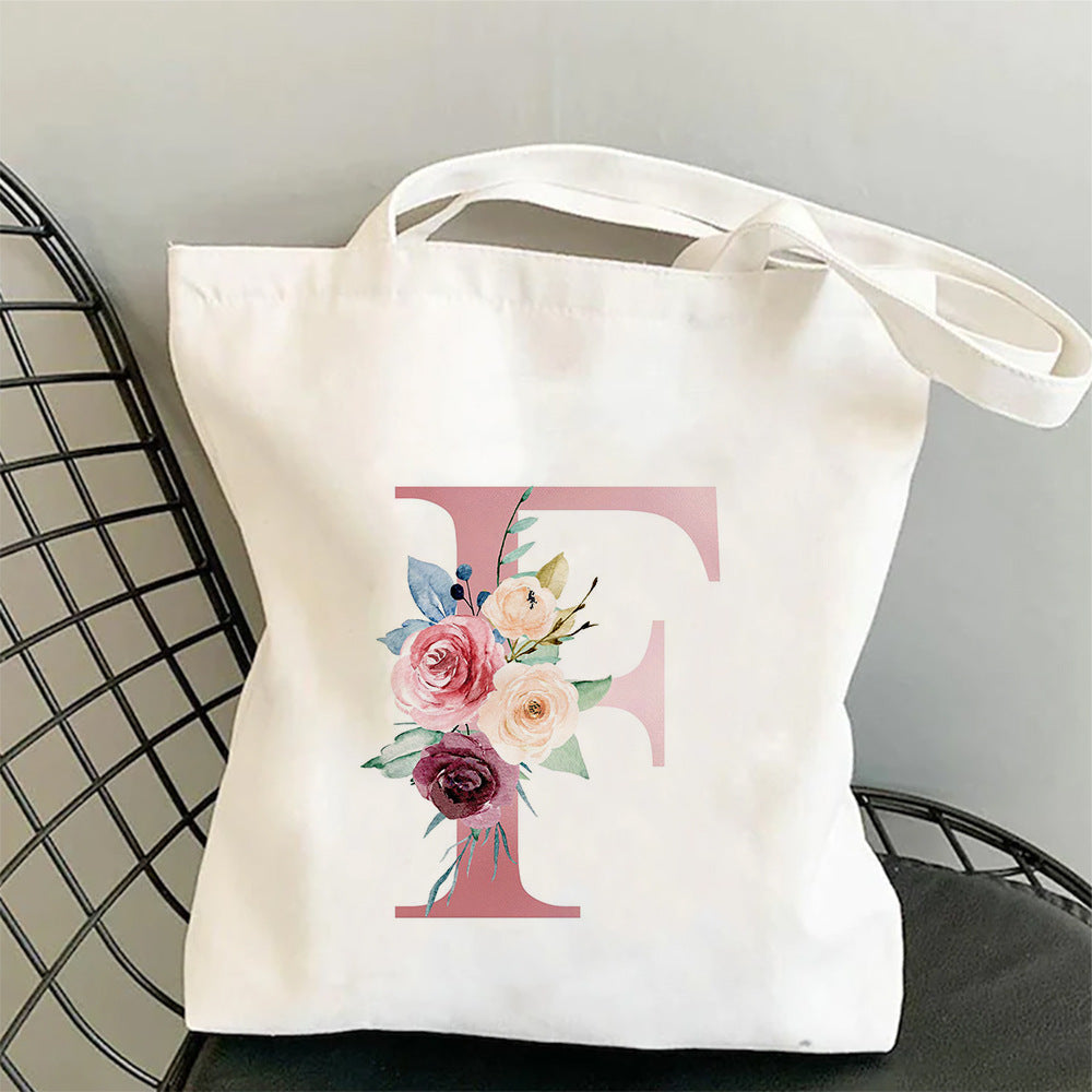 Printed Single Shoulder Folding Shopping Bag