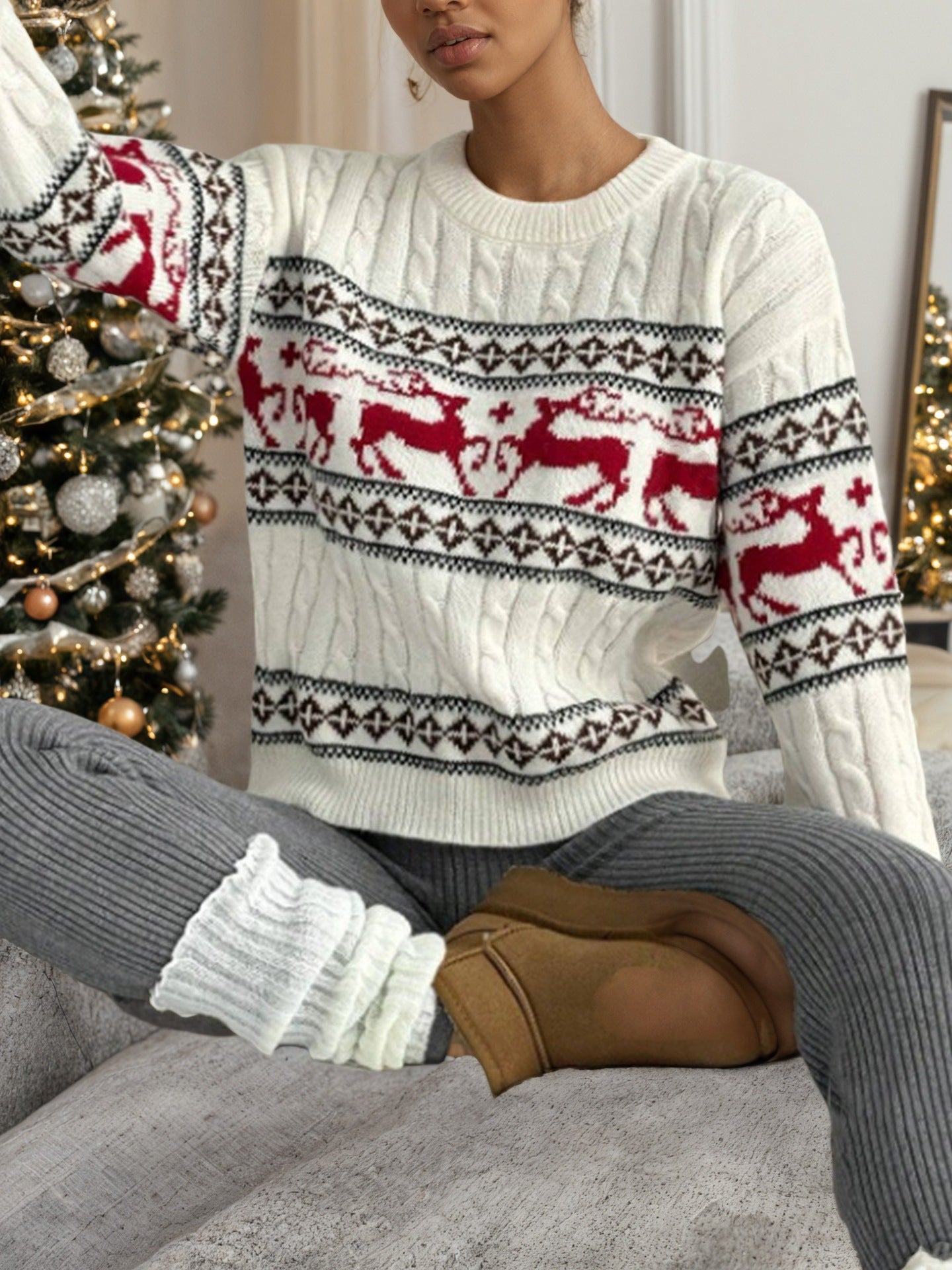 Holiday Atmosphere Christmas Sweater For Women