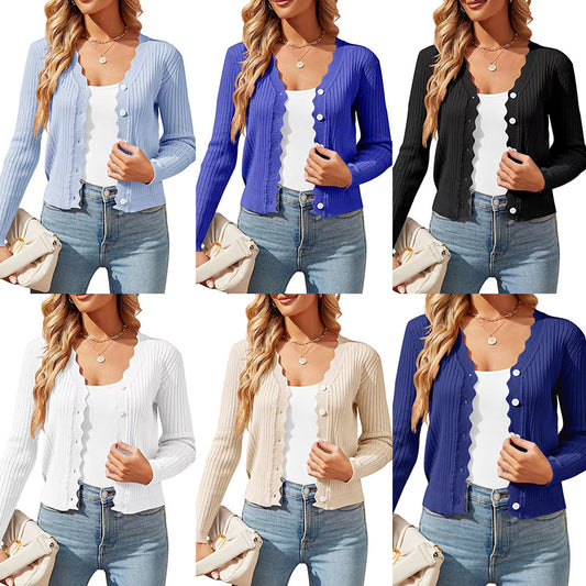 Early Autumn New Women's Knitted Cardigan Top
