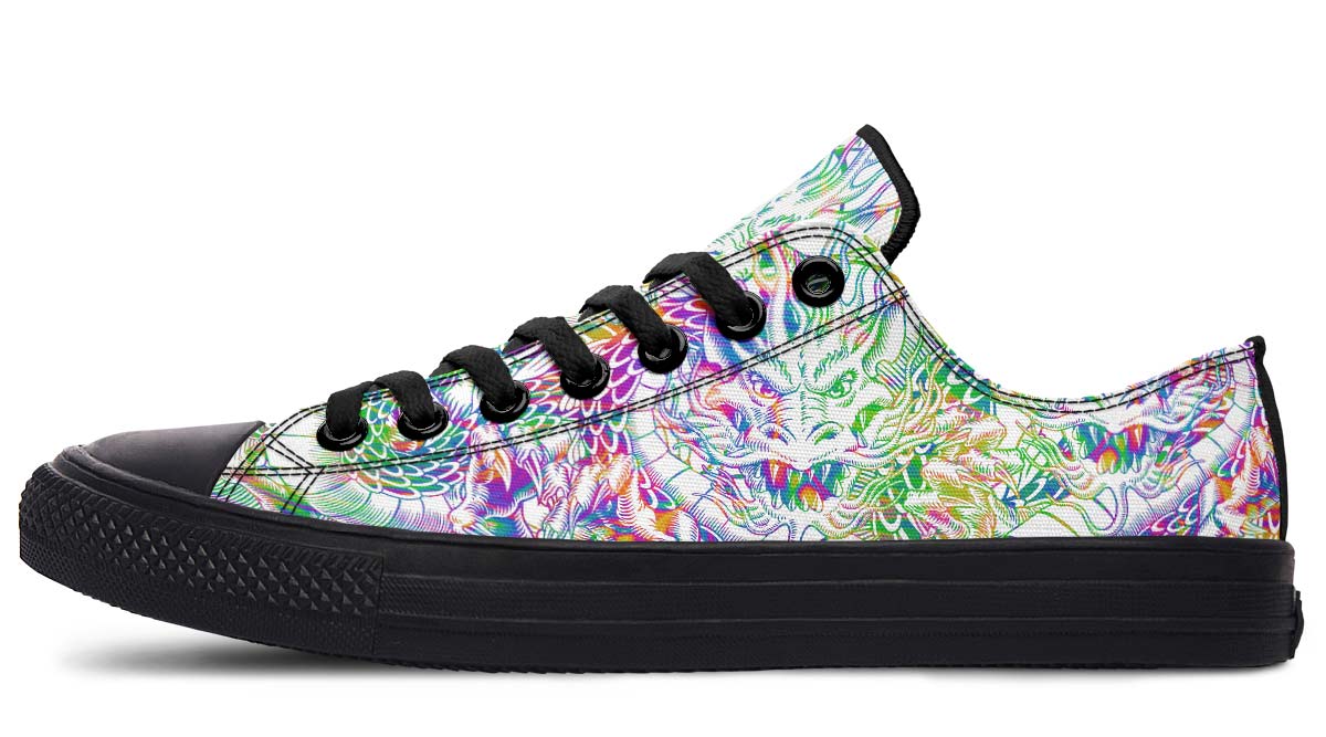Fashion Print Couple Low-Top Canvas Shoes