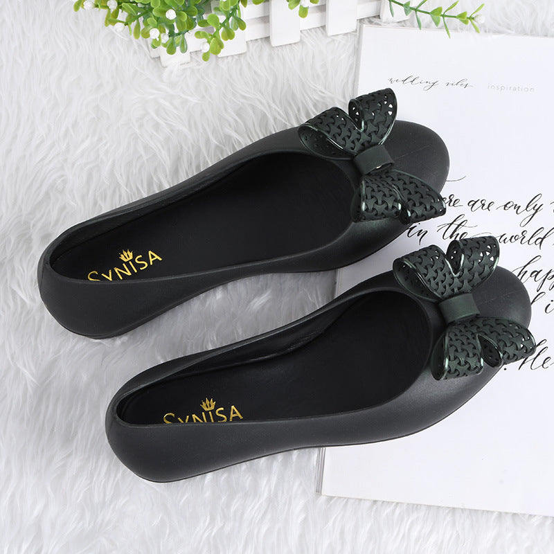 Women's Casual Light Sandals With Bow Wedge Heel