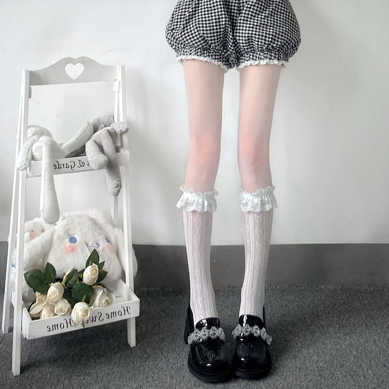 Pile Of Socks Love Soft Sister Cute Lolita Hollow Socks