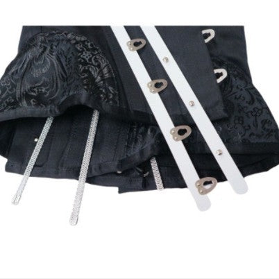 Women's Solid Color Versatile Gothic Embroidered Corset