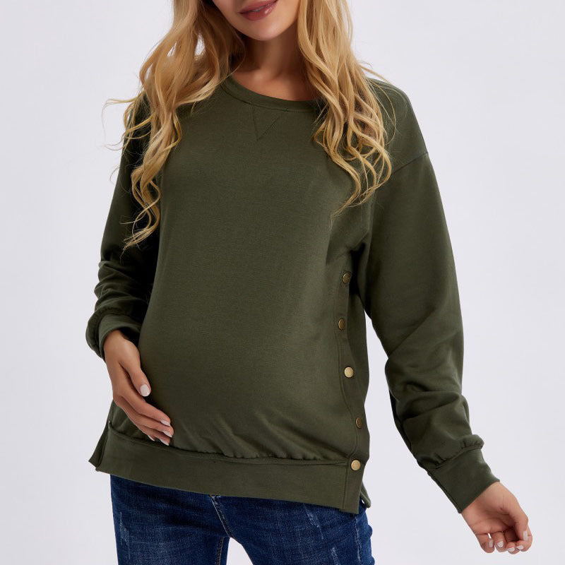 Efterår og vinter ny langærmet ventetøjs-løs sweater